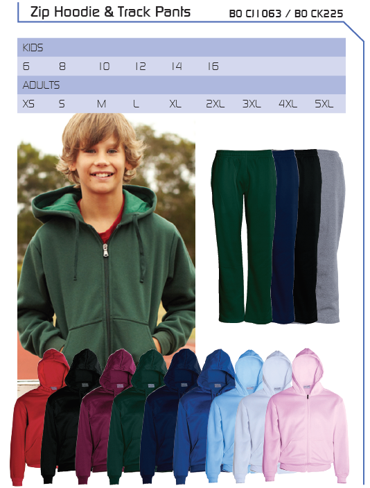 Hoodie and track